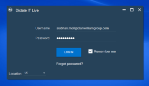 Live forgotten password